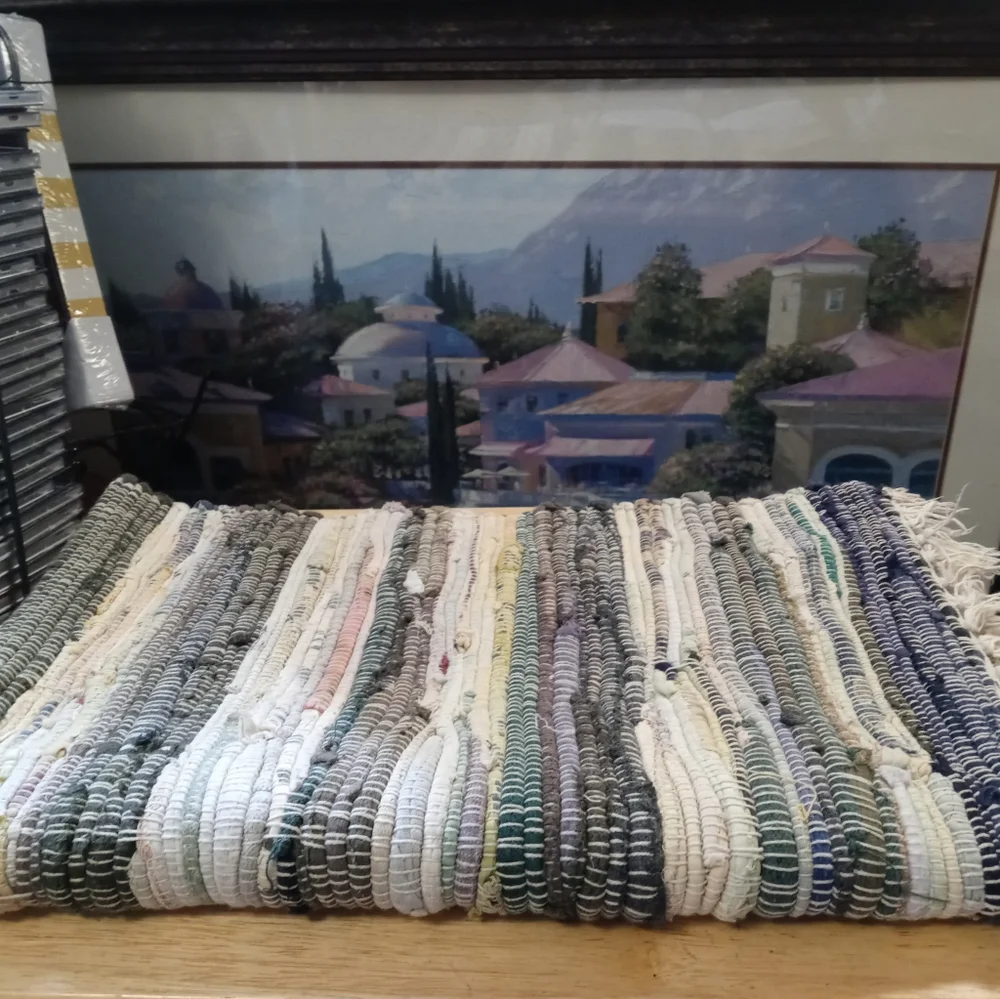 🌅🏫 2 Gallic Artisan Cotton Rugs 🆕🏬 22